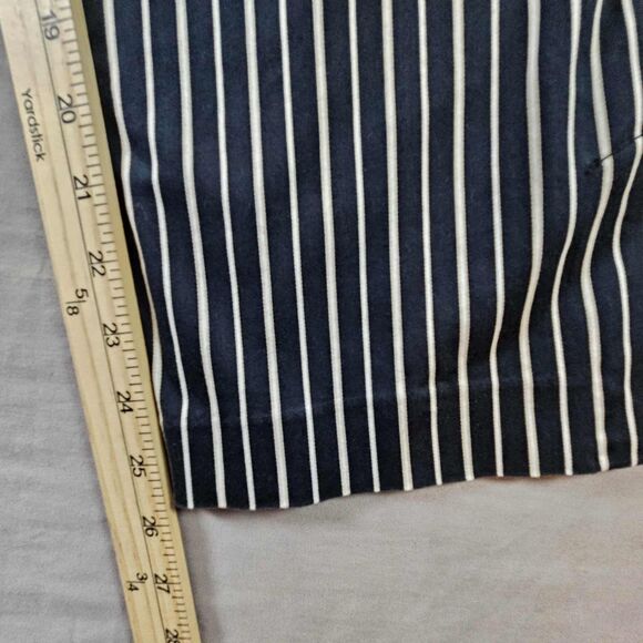 Ann Taylor Loft Black & White Checked Trouser Mid Rise Curvy Skinny Size 8 - Picture 6 of 9